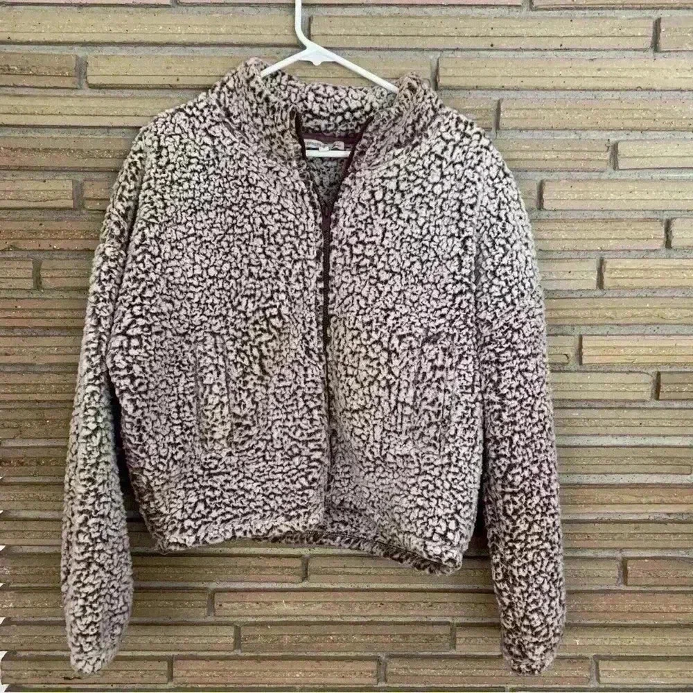 Express One Eleven Sherpa Jacket Size Medium